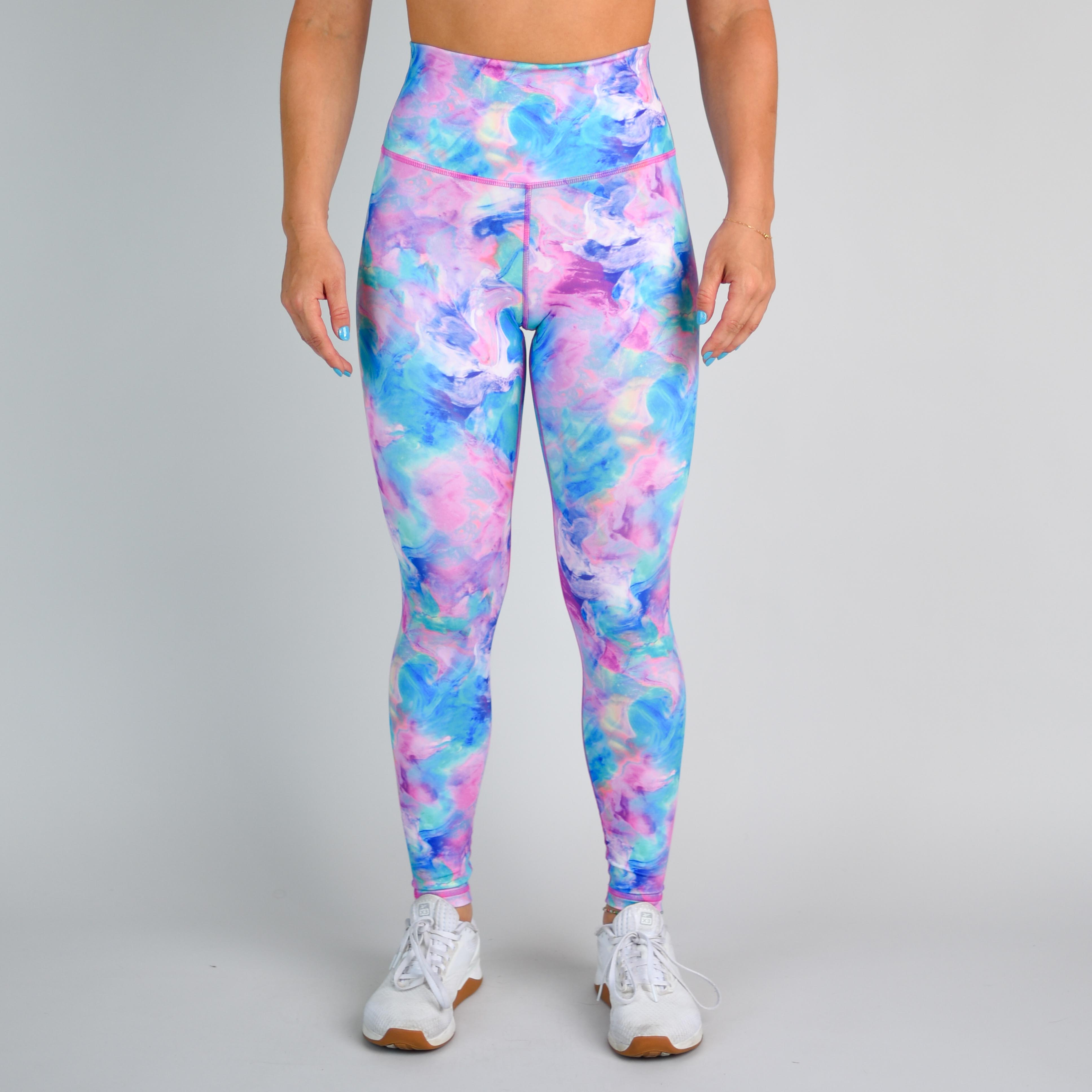 Glazed Pink High Rise Workout Leggings