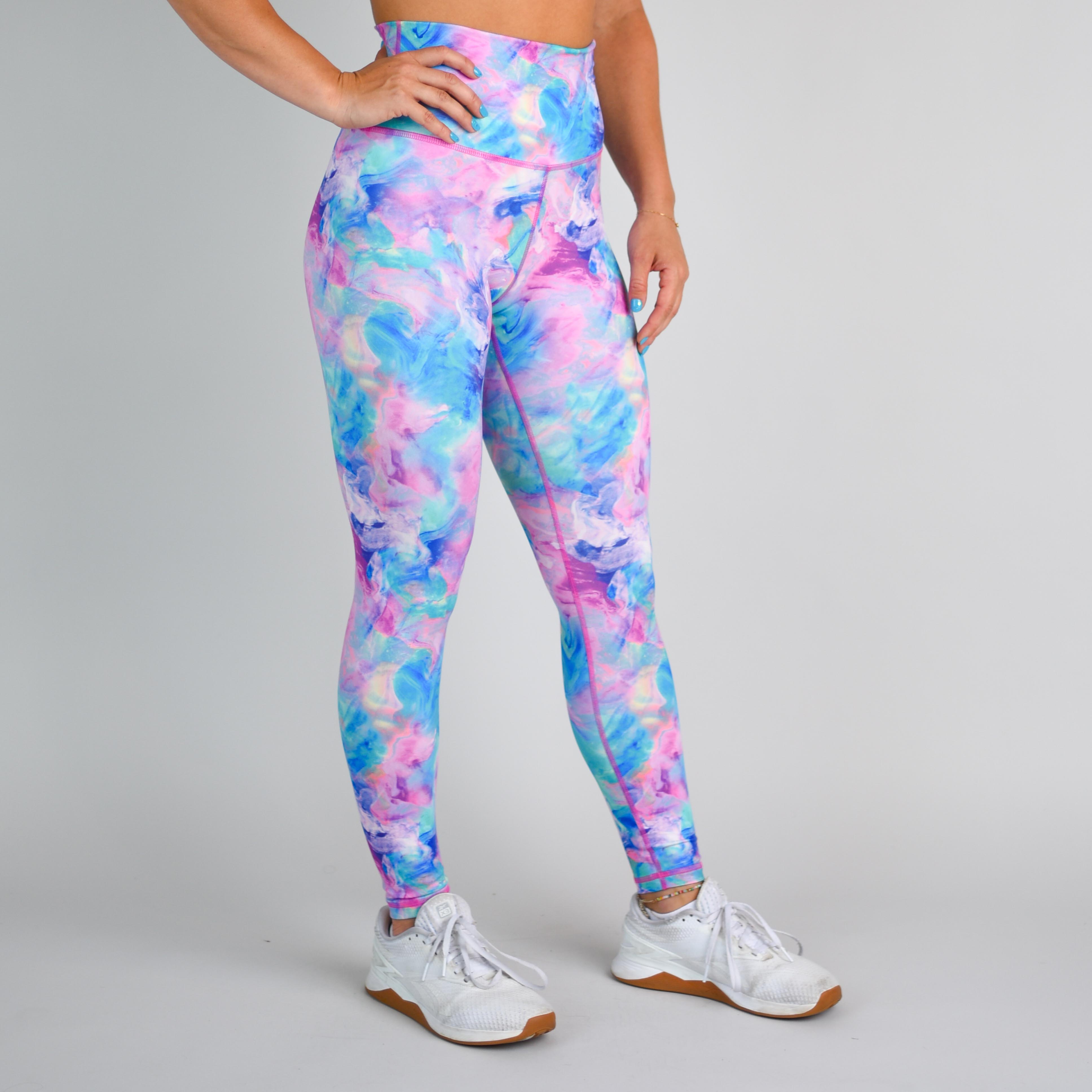 Glazed Pink High Rise Workout Leggings