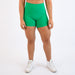 Golf Green No Front Seam High Rise Spandex Shorts