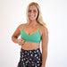 Golf Green Sports Bra - Reinette by FLEO