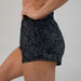 High Rise Keep Up Shorts - Gray Leopard