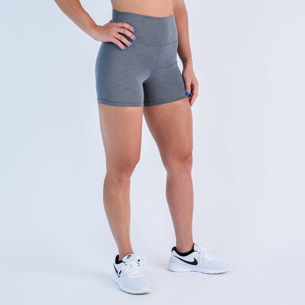 Rib True High Rise Spandex Shorts