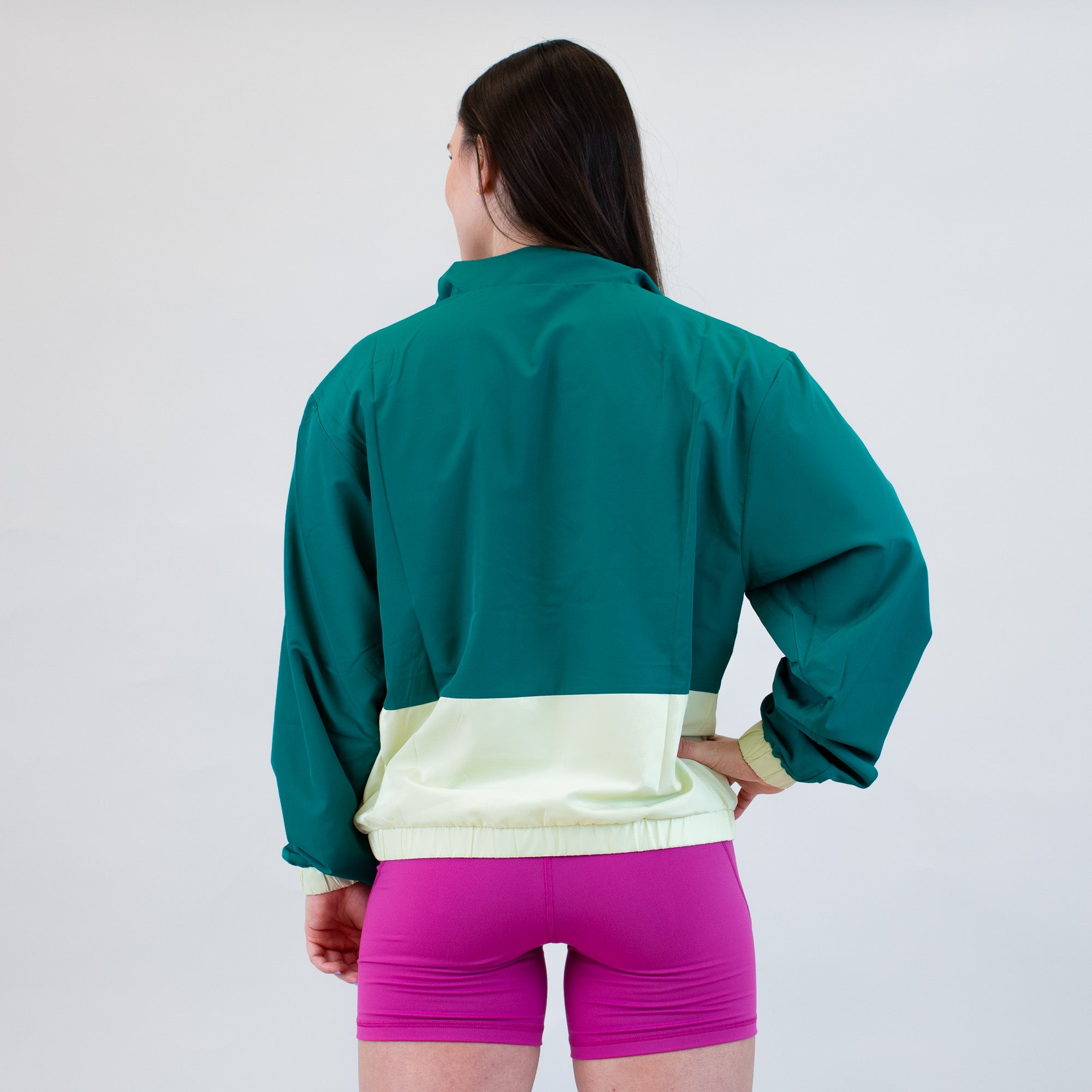 Alpine Green + Lime Cream Athlete Jacket