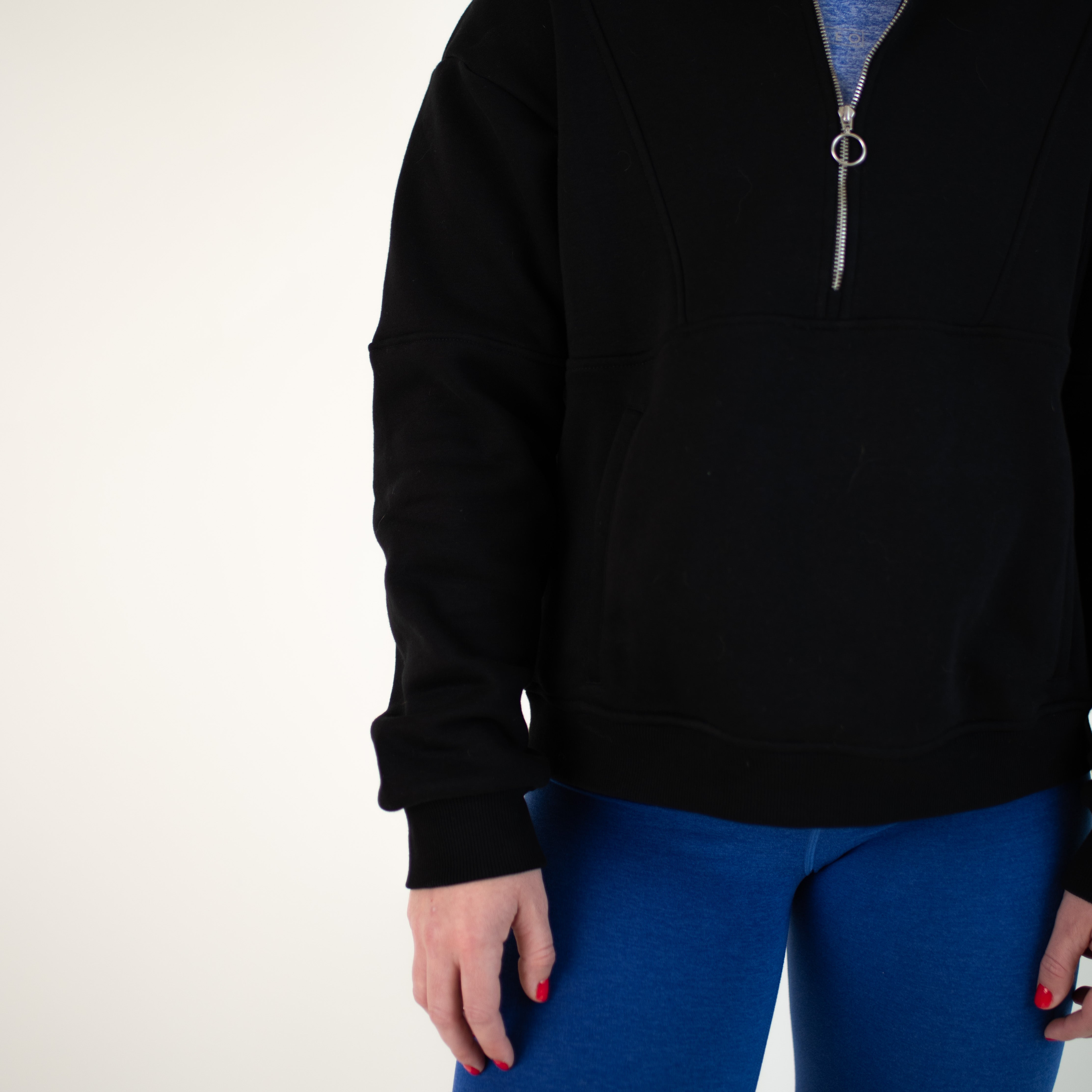 Black Fleece Half Zip