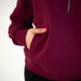 Maroon Fleece Half Zip