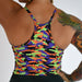 Halloween Spooky Camo Crop Tank - Switch Up