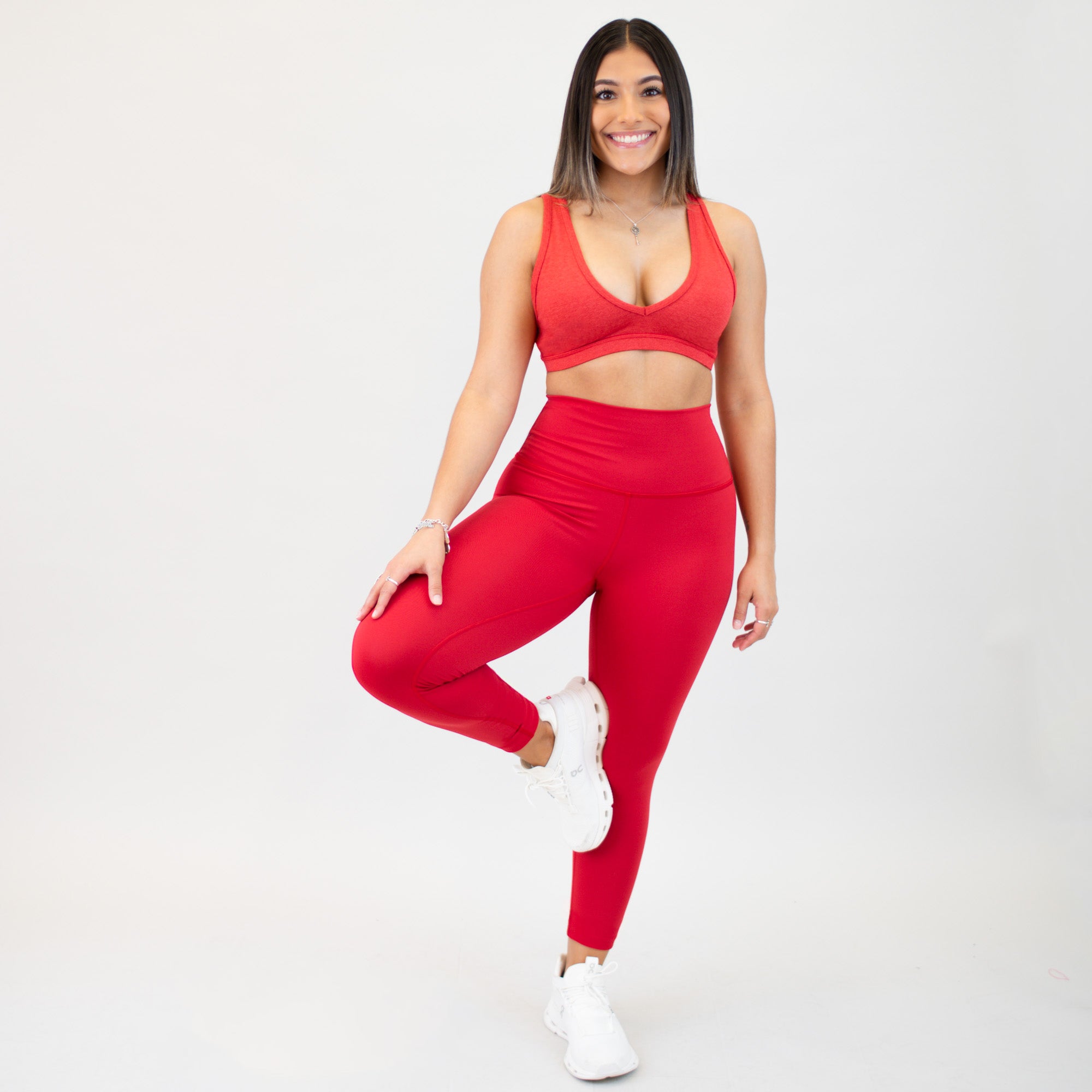 Haute Red Legging 7/8 25" - El Toro