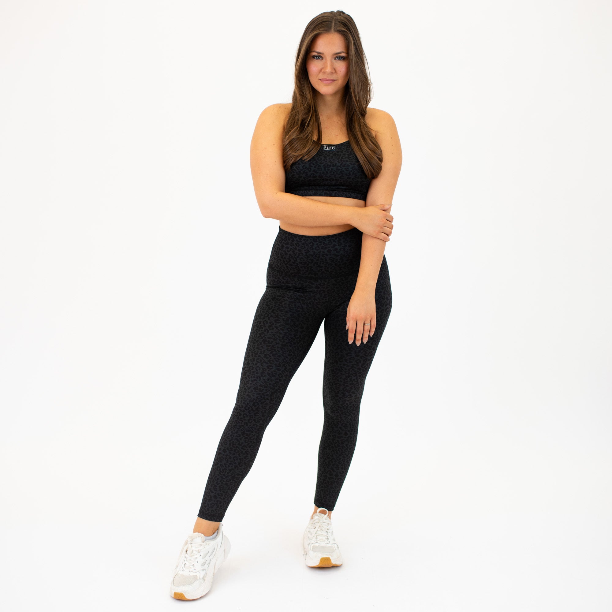 Black Leopard Legging 7/8 25" - El Toro