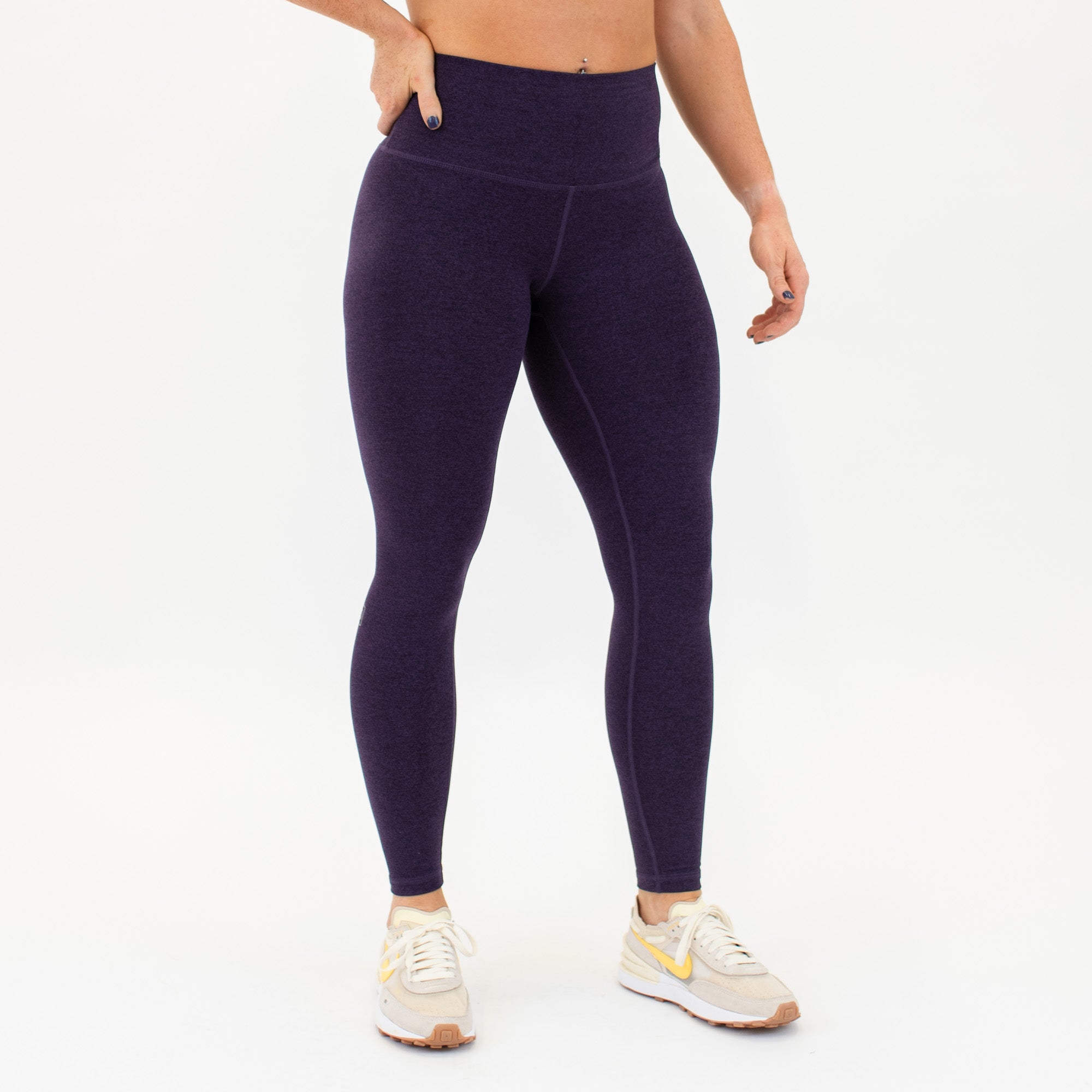 Heather Dangerous Purple Legging 7/8 25" - El Toro