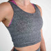 Heather Gray Wrap Crop Tank