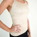 Heather Sand Leopard Full Length Workout Tank - Switch Up