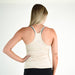 Heather Sand Leopard Full Length Workout Tank - Switch Up