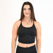 Heather Black Crop Tank - Switch Up