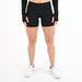 Heather Black High Rise Spandex Shorts