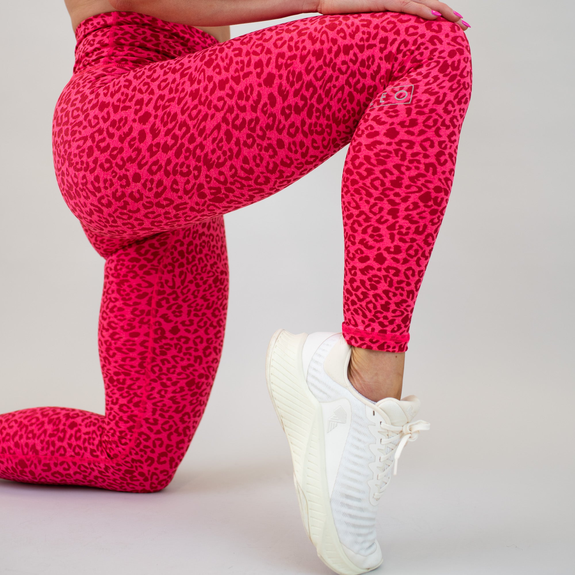 Heather Neon Punch Leopard Legging 7/8 25" - El Toro