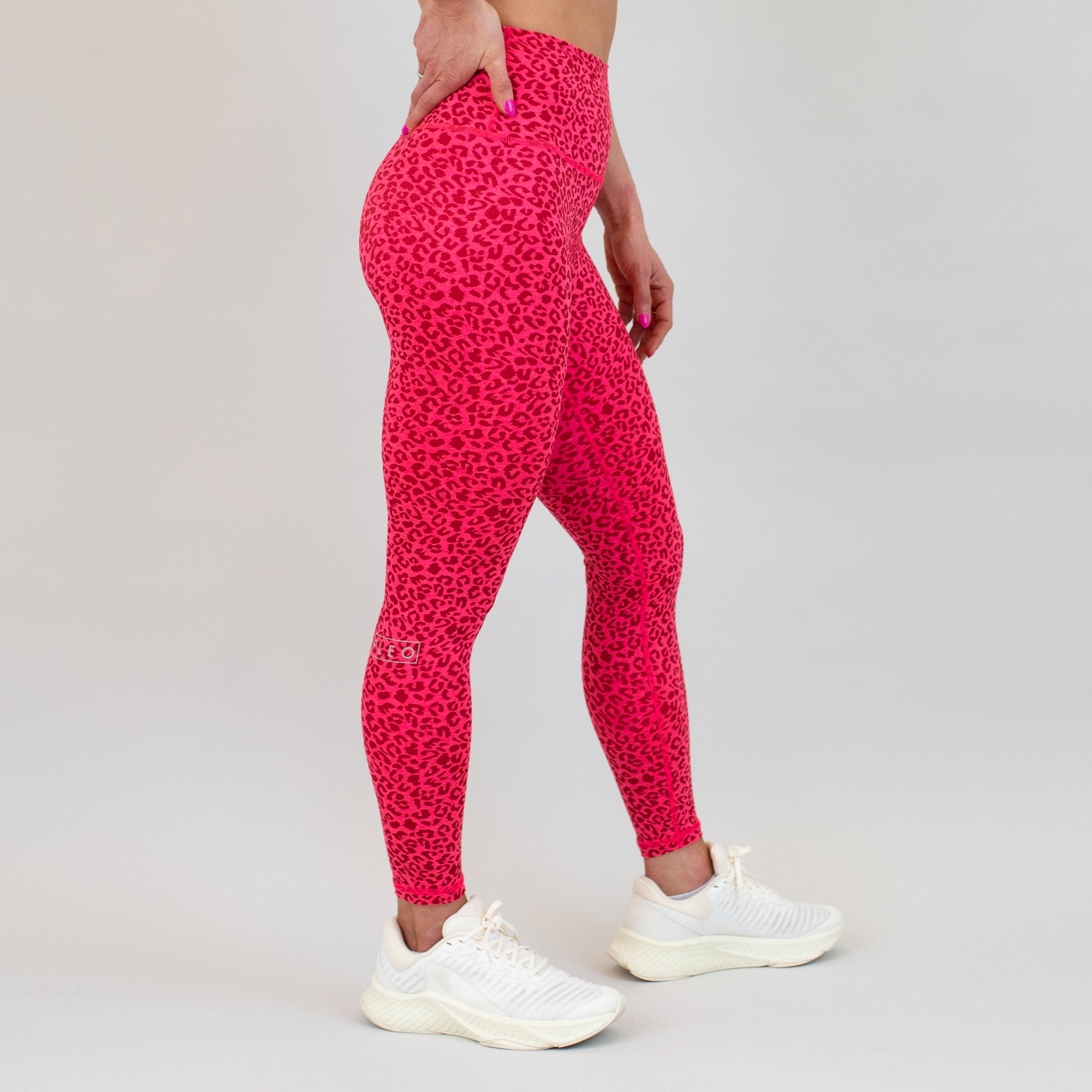 Heather Neon Punch Leopard Legging 7/8 25" - El Toro