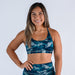 Heather Camo Racerback Sports Bra - Cami