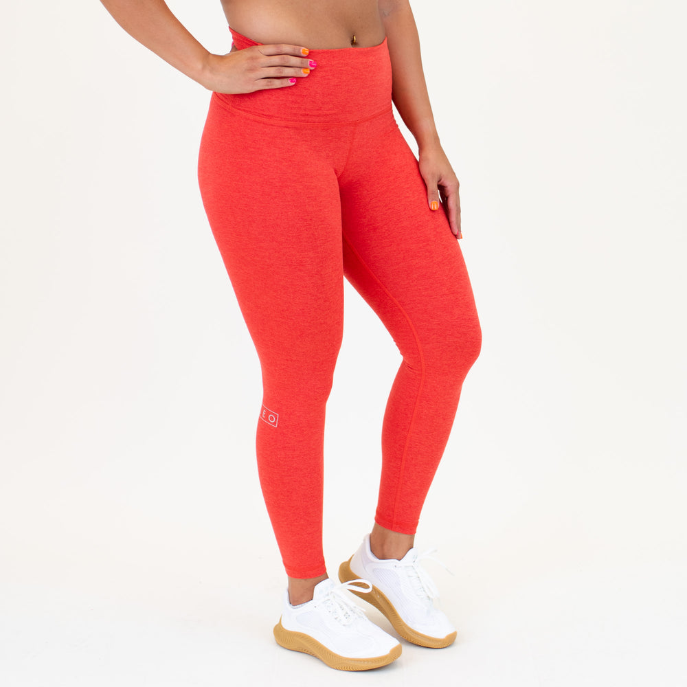 Heather High Risk Red Legging 7/8 25" - El Toro