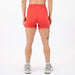 Hibiscus Rib No Front Seam High Rise Spandex Shorts