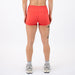 Hibiscus Rib Mid Rise Contour Training Shorts For Women