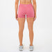 Heather Mauve No Front Seam Mid Rise Spandex Shorts