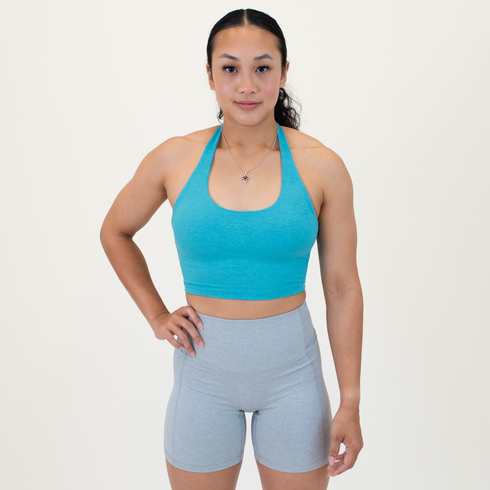 Halter Crop Tank - Fitted