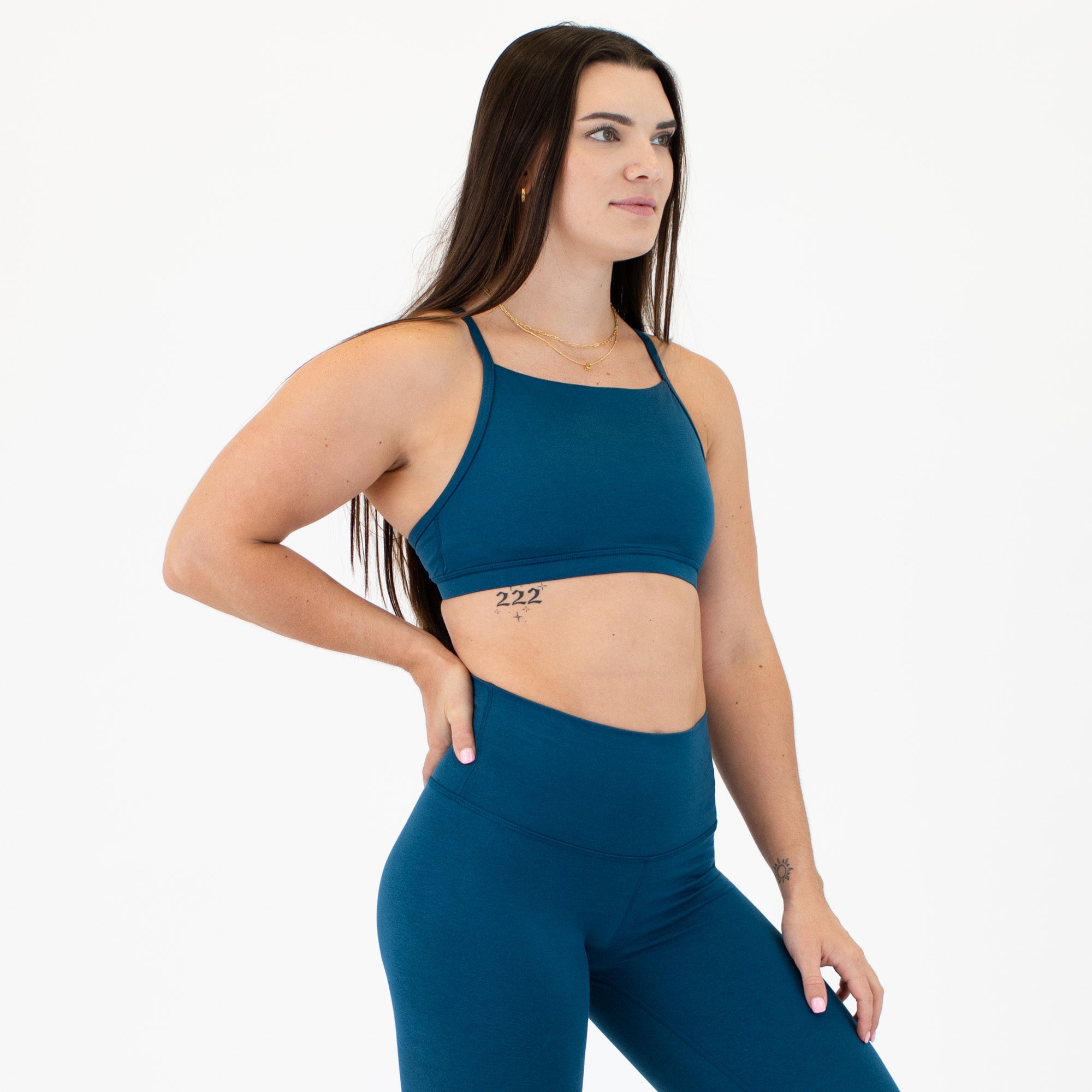 Chloe High Neck Sports Bra - Light Support