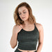 Green Leopard Crop Tank - Switch Up