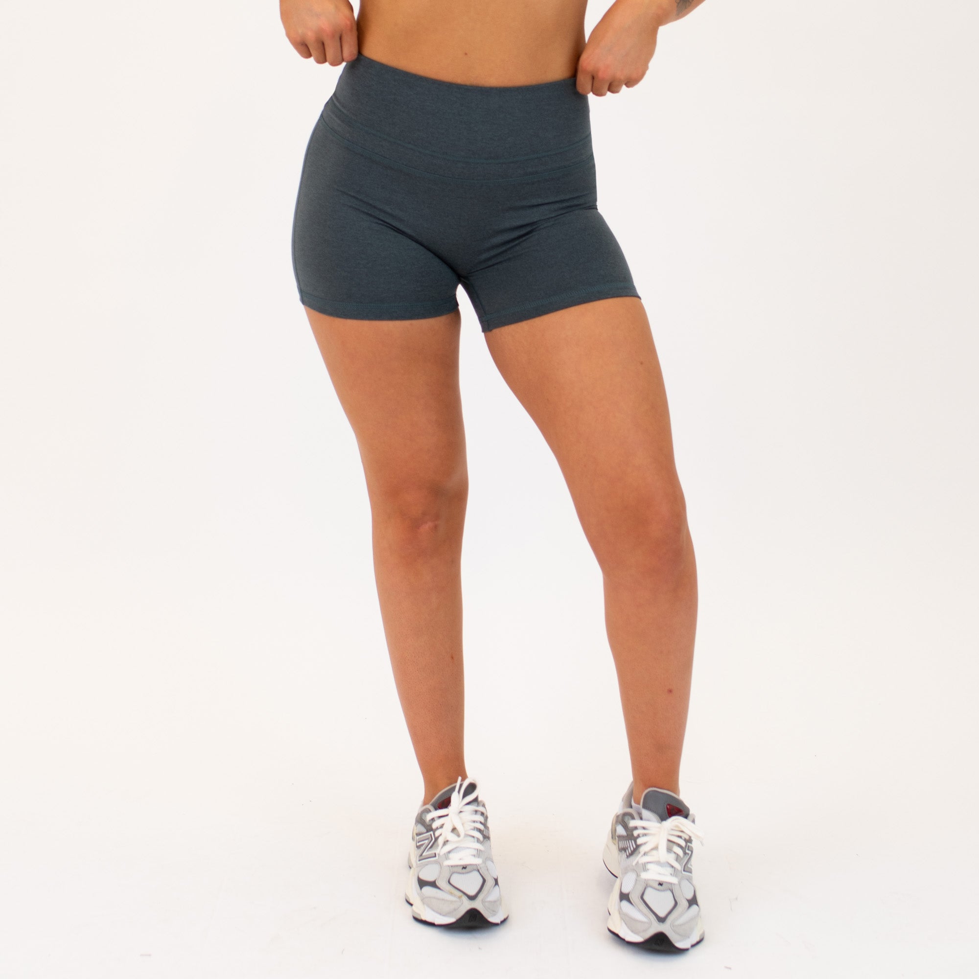 Ink Slate Double Take Spandex Shorts