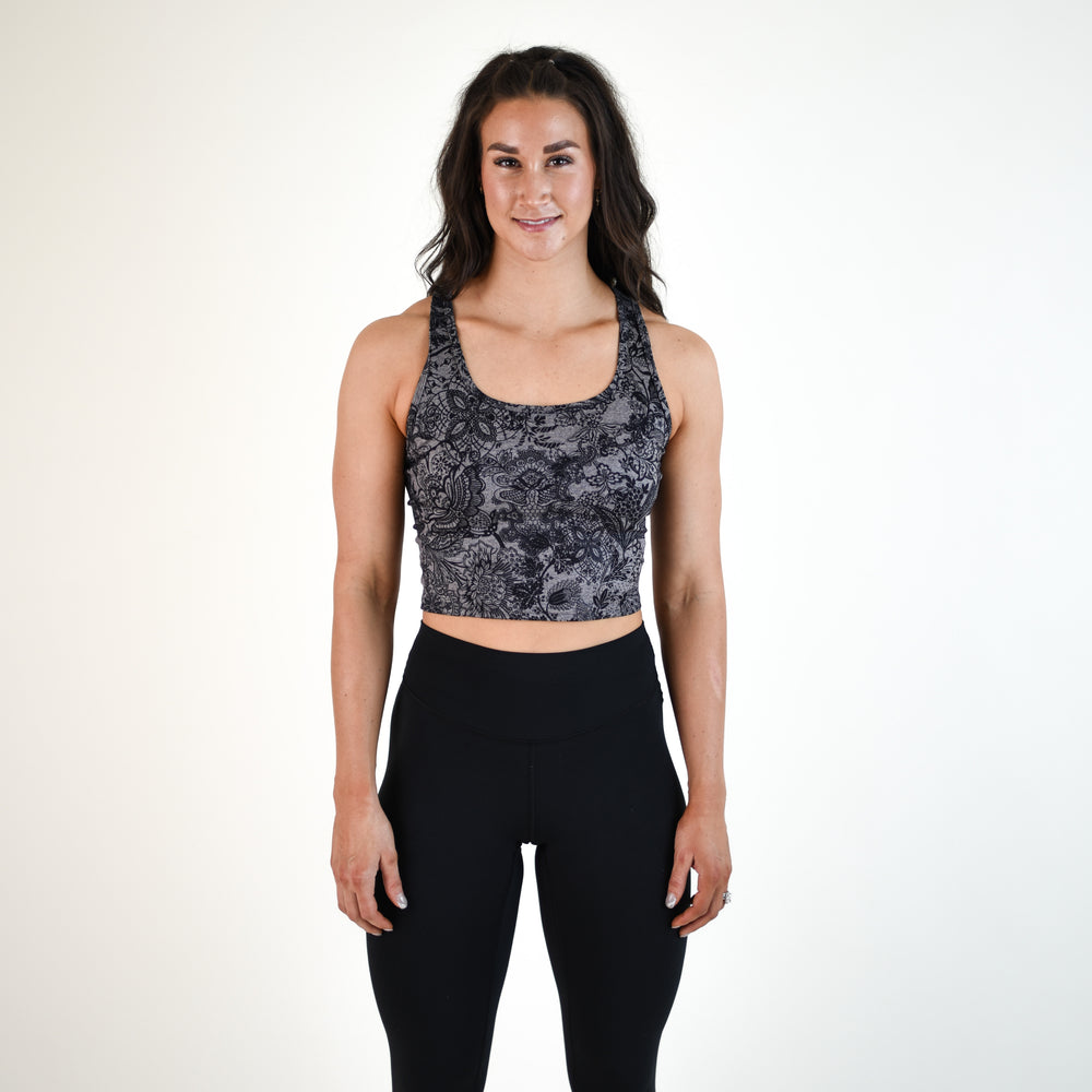 Racerback Crop Tank - Fitted