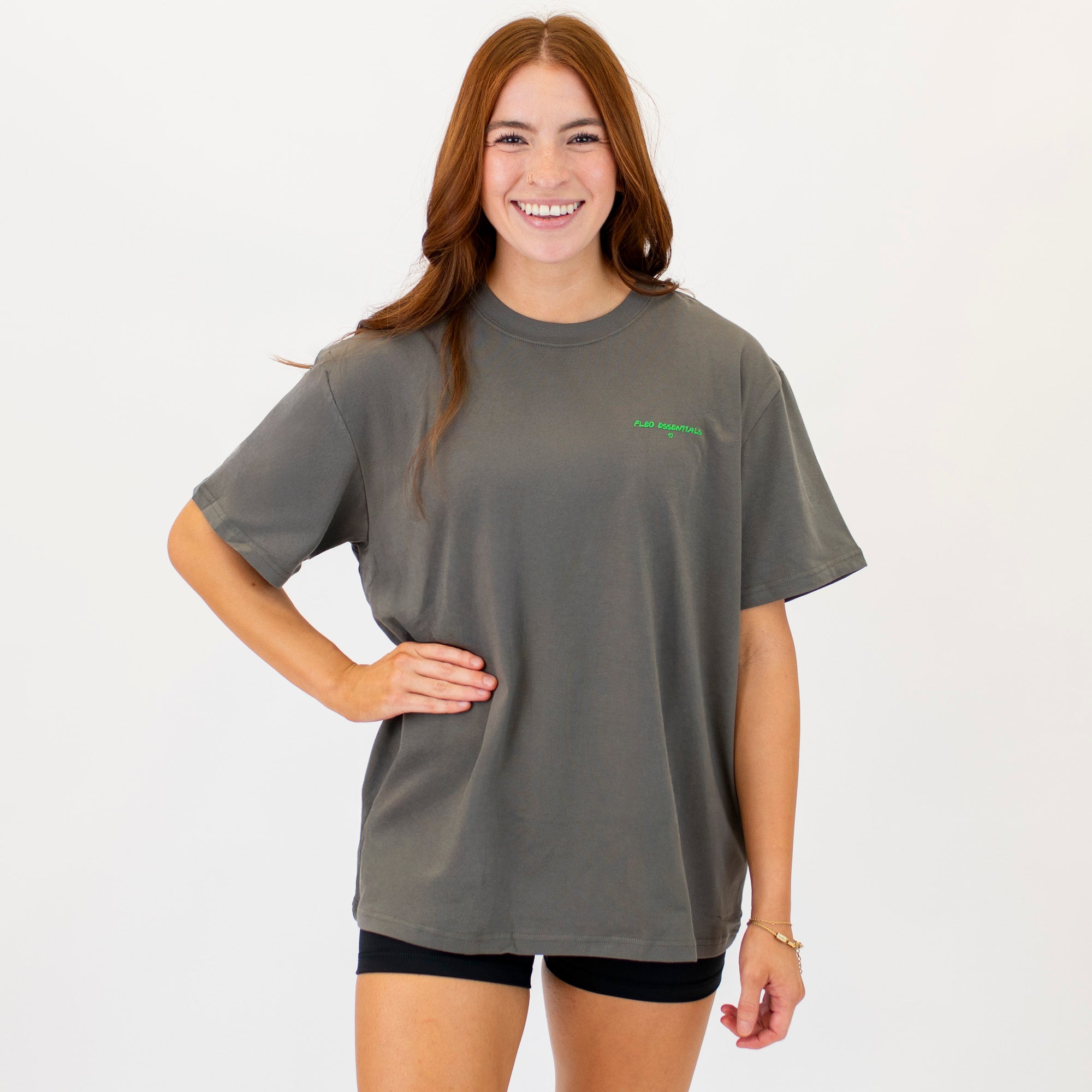 Karma Crewneck Tee - Light Shadow