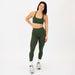 Racerback Sports Bra - Sage in Kombu Green | SmoothSculpt -3