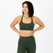 Racerback Sports Bra - Sage in Kombu Green | SmoothSculpt -1