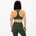 Racerback Sports Bra - Sage in Kombu Green | SmoothSculpt -2
