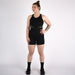 Women's Singlet in Black and Camo for Powerlifting and Olympic Lifting