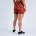 Leopard No Front Seam Training Short - Pedal