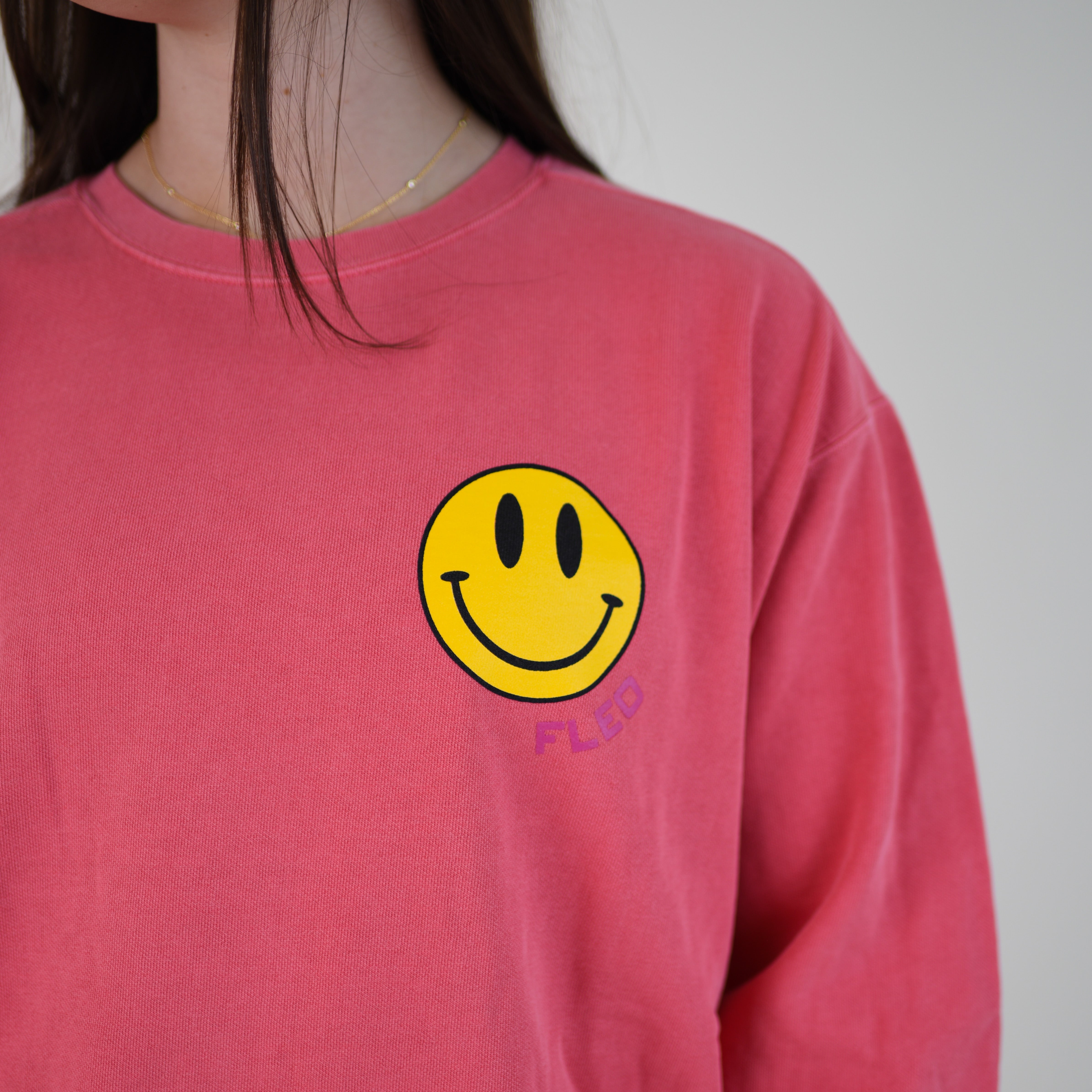 Watermelon Smiley Crewneck Sweatshirt