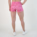 Heart Clusters Mid Rise Contour Training Shorts For Women