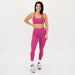 Magenta Haze Uplift V Back Leggings | SmoothSculpt -3