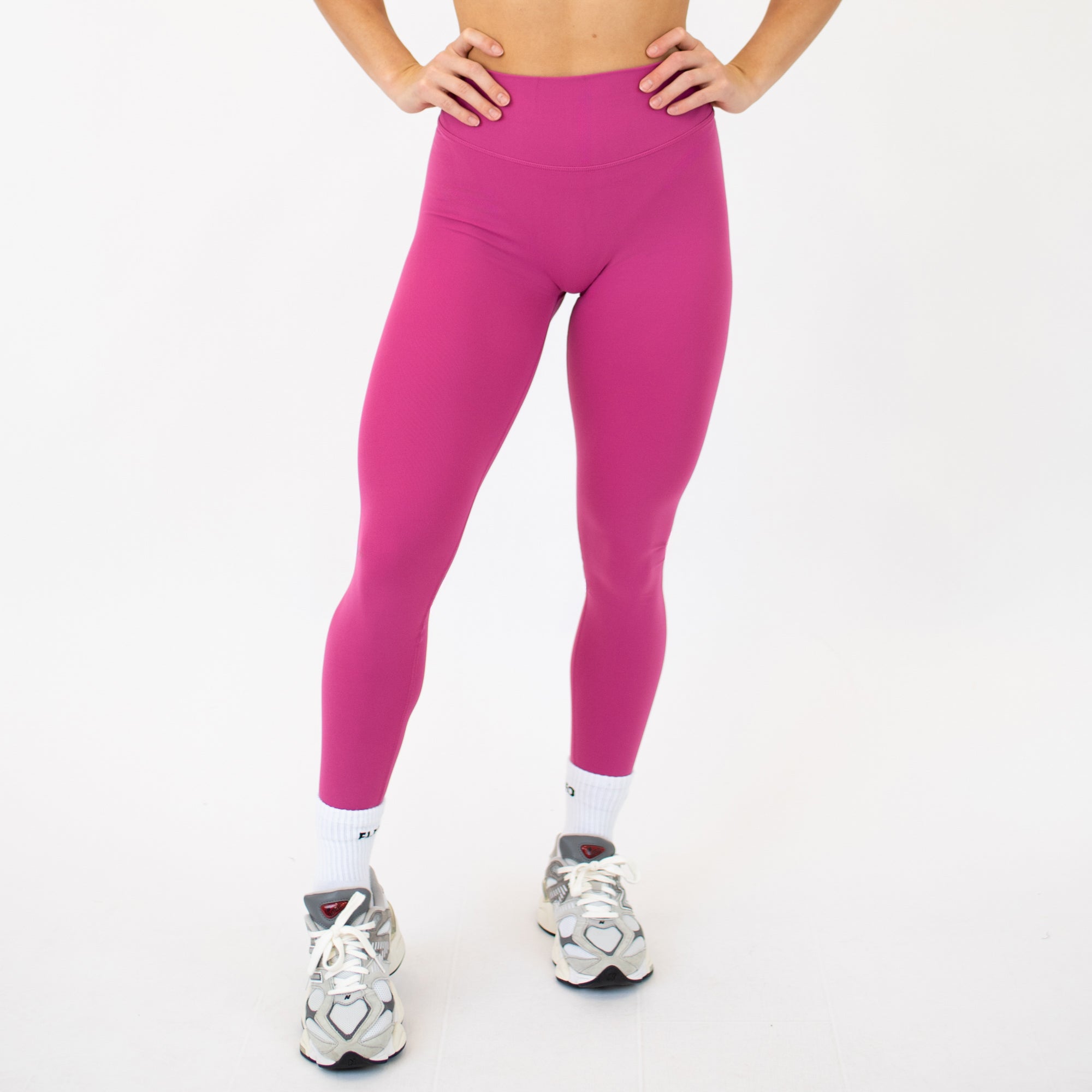 Magenta Haze Uplift V Back Leggings | SmoothSculpt -1