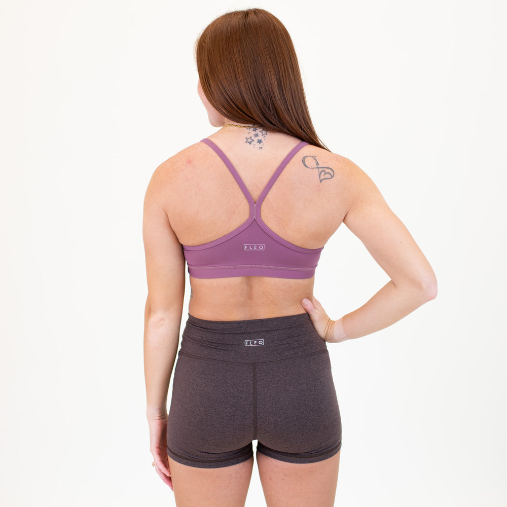 Racerback Sports Bra - Cami in Wistful Mauve