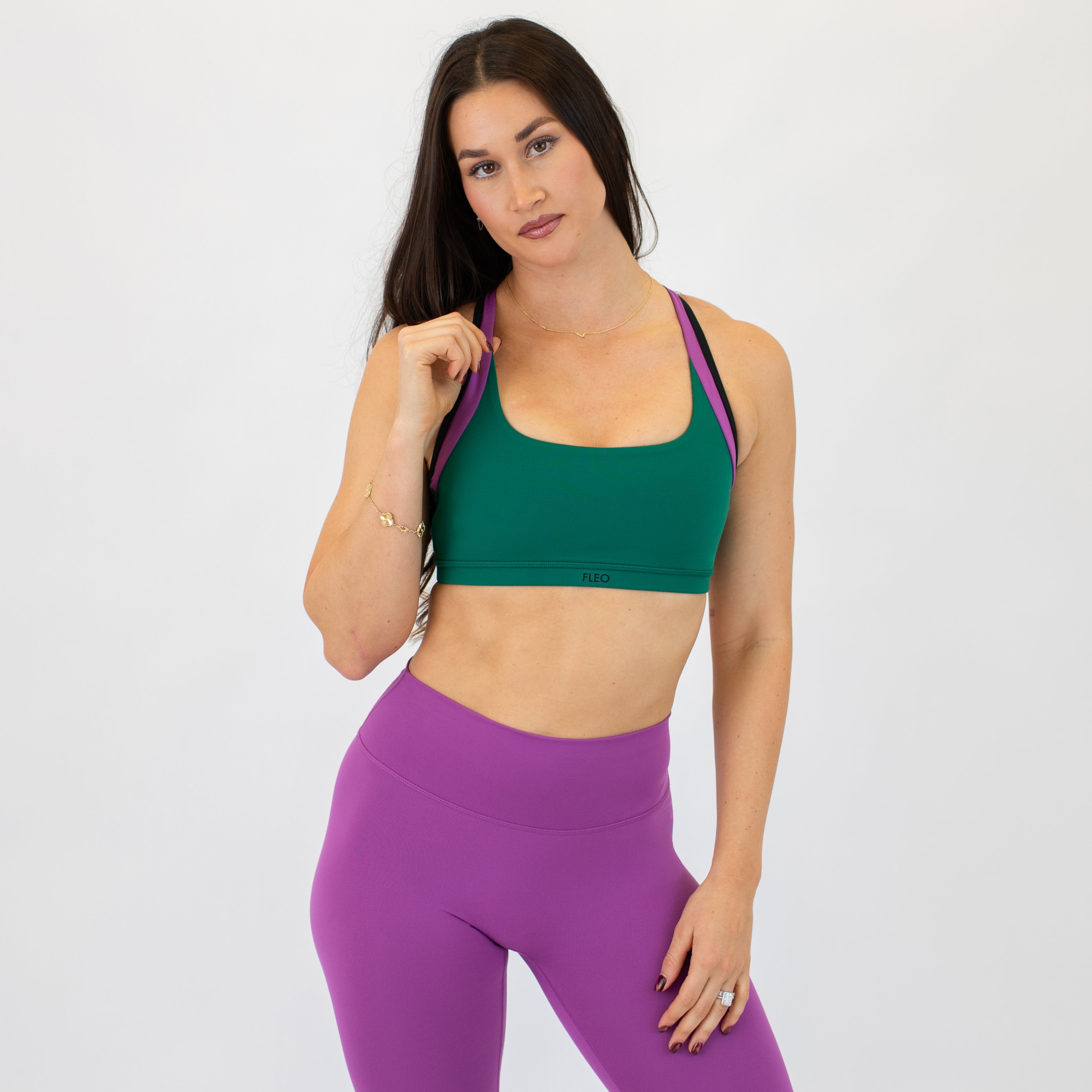 Ava Racerback Sports Bra - Medium Support