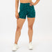 Optical Storm No Front Seam High Rise Spandex Shorts