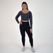 Navy Riot High Rise Workout Leggings