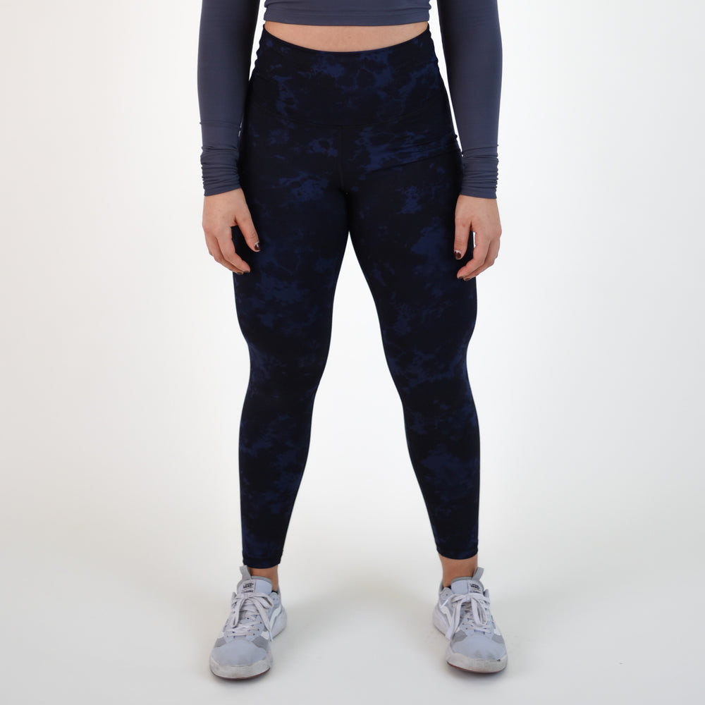 Navy Riot High Rise Workout Leggings