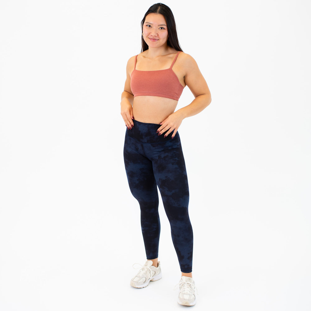 Navy Clouds Legging 7/8 25" - El Toro