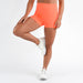 Neon Coral High Rise Original Spandex Shorts