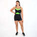 Women's Singlet in Black for Powerlifting and Olympic Lifting