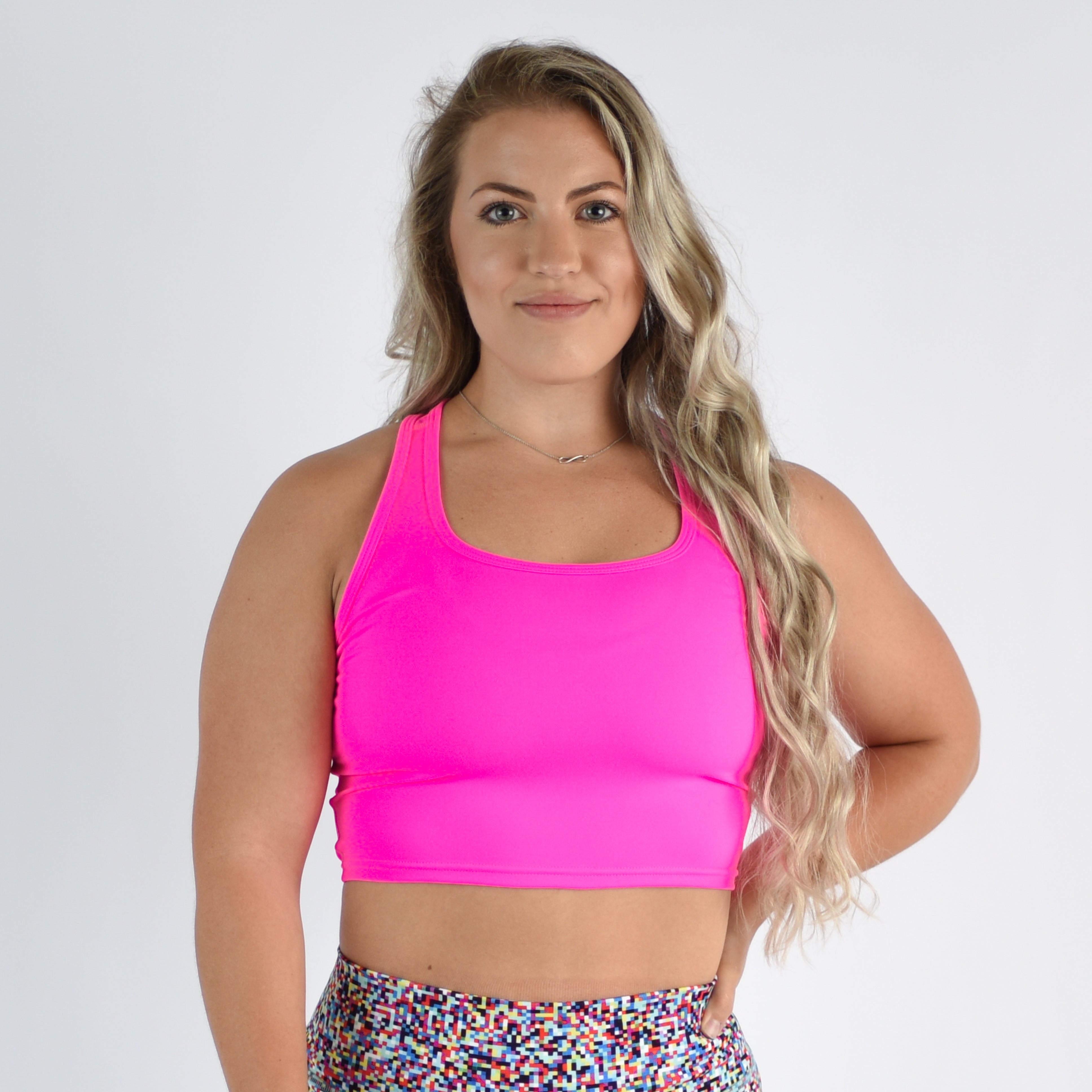 Racerback Crop Tank - Fitted