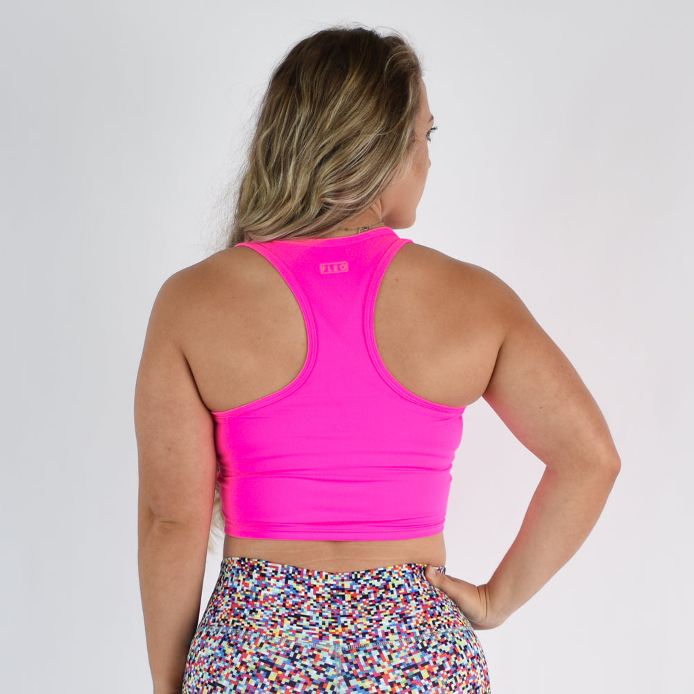 Racerback Crop Tank - Fitted